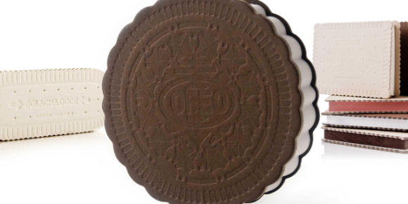 Papelaria faz bloquinhos de Oreo para a Mondelez Brasil