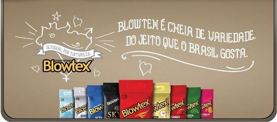 Camisinha com sabor é a novidade da Blowtex