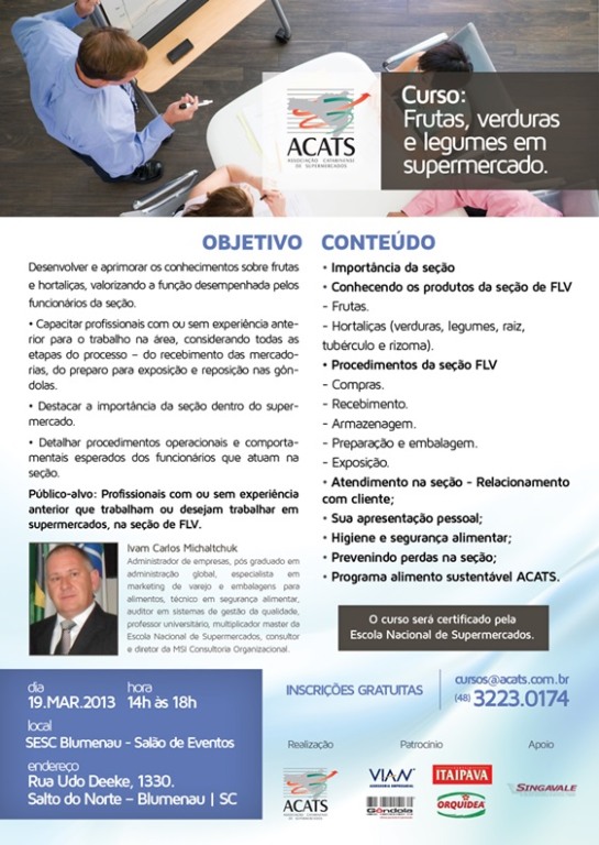 Blumenau sedia encontro regional supermercadista