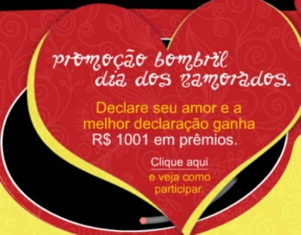 Bombril dá R$ 1001,00 aos namorados