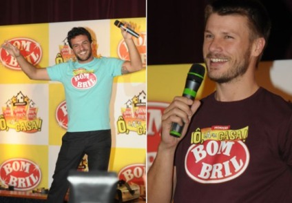 Galãs globais brilham em evento da Bombril