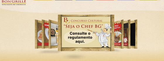 Cliente cria cardápio na promoção do Bon Grillê