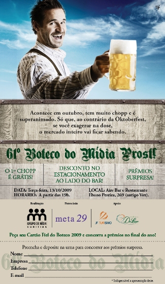 Acontece hoje a 61ª edição do Boteco do Mídia