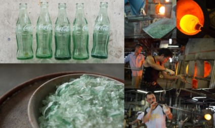 Coca-Cola faz pratos e tigelas com garrafas de vidro