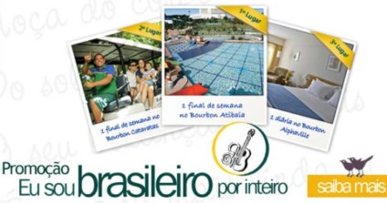 "Brasileiro por inteiro" na promoção da Rede Bourbon