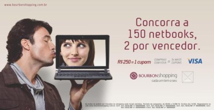 Bourbon sorteia netbooks para os namorados