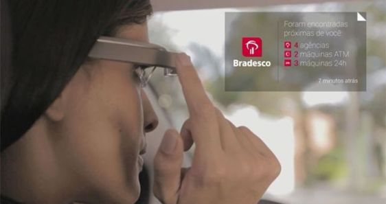 Bradesco coloca em teste app para o Google Glass