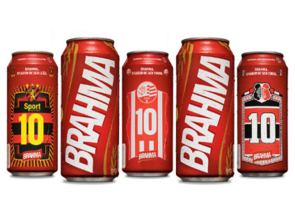 Brahma amplia coleção de latas personalizadas