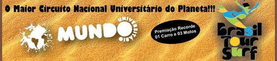 Brasil Tour Surf Universitário com premiação recorde