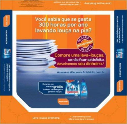 Brastemp e Finish parceiras em promoção