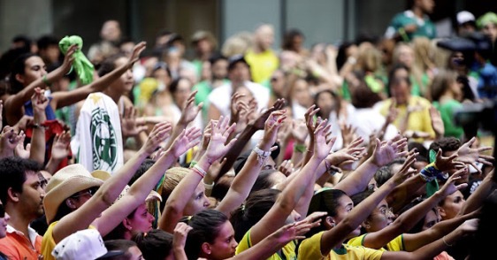 Live marketing ativa Globo internacional em NY