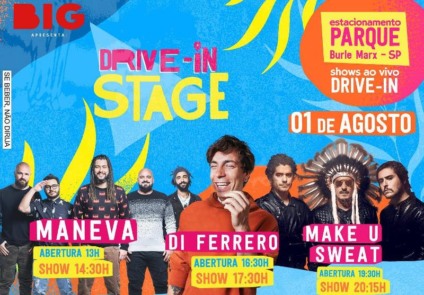 InHaus promove shows no Drive-in Stage