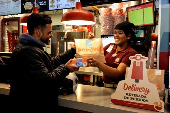 Popeyes cria ação voltada a entregadores