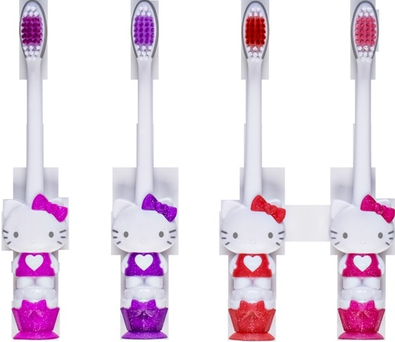 Jadefrog lança linha de escovas dentais Hello Kitty Jadefrog lança linha de escovas dentais Hello Kitty