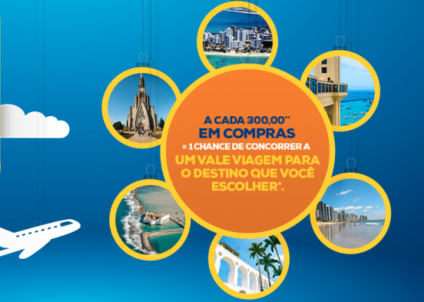 Lojas Colombo sorteia 60 viagens para qualquer destino do Brasil