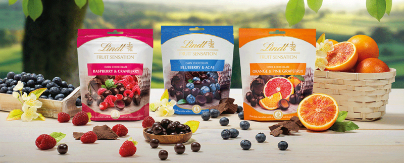 Lindt apresenta Sensation Fruit