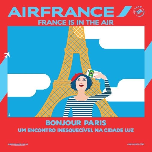 Air France sorteia viagem com acompanhante a Paris