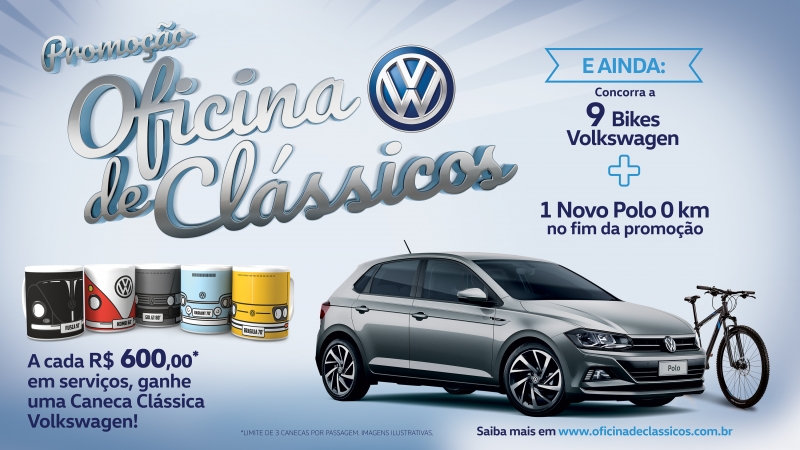 Promoção "Oficina de Clássicos" da VW é assinada pela Bullet