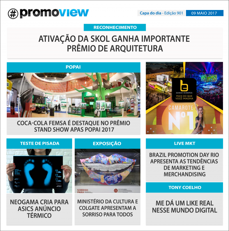 Capa do dia. Os destaques do mercado promo, só no Promoview!