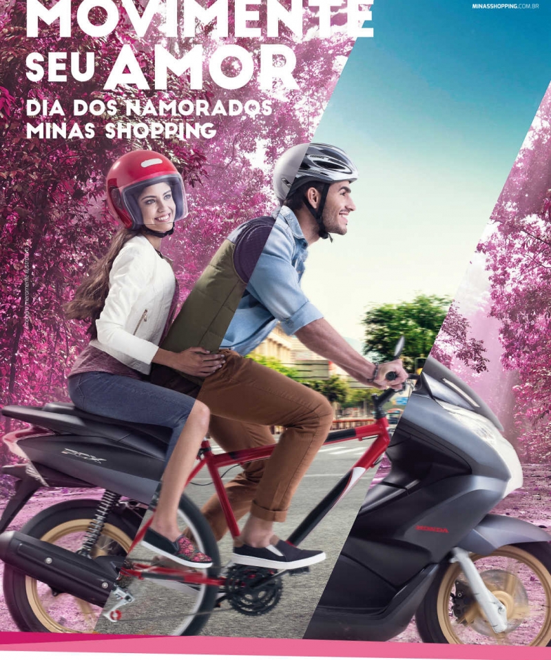 Campanha "Movimente seu amor" divulga Dia dos Namorados no Minas Shopping