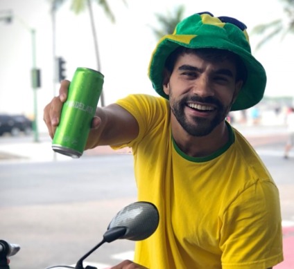 Flávio Fusco está na campanha “Vá de lata”