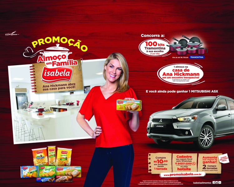 Começou a promoção "Almoço em Família Isabela"