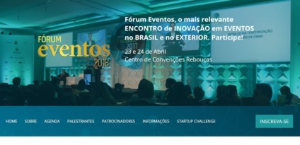 Fórum Eventos 2018 abre inscrições para a Startup Challenge