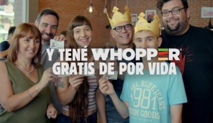 Ação do Burger King presenteia clientes com sobrenome 'Parrilla' com Whopper grátis por toda a vida