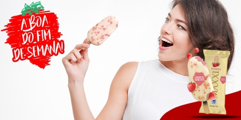 Maxxi Fragola é a novidade da Perfeito Sorvetes