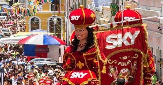 SKY entra na folia com o carnaval de Olinda SKY entra na folia com o carnaval de Olinda
