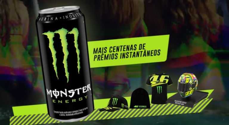 Monster Energy reativa a ação promo Moto GP