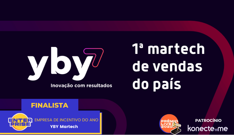 Yby martech chega na final do Prêmio Live 2021