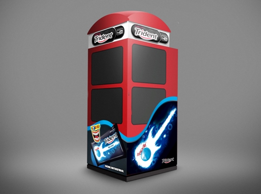 Cabine Trident transforma fãs em rock stars