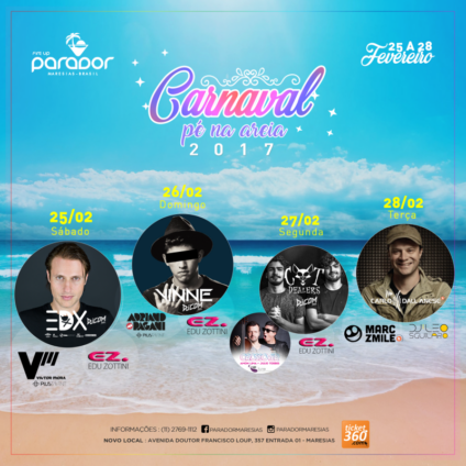 Parador Maresias prepara Carnaval com o “Pé Na Areia”