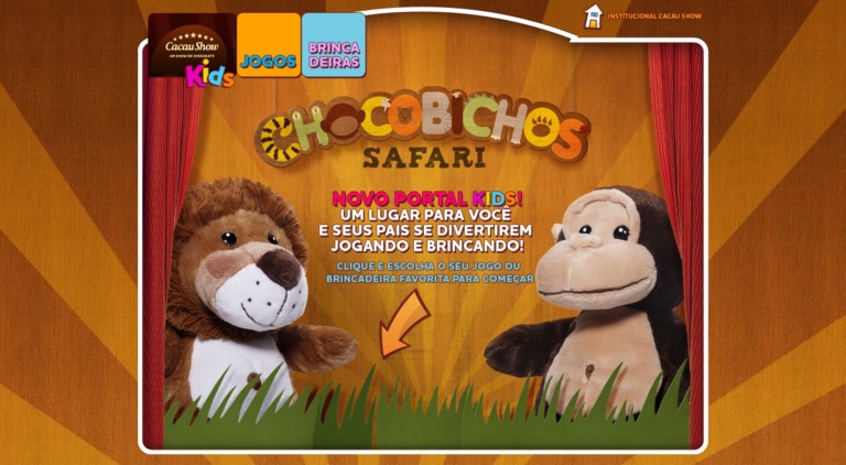 Chocobichos na ação promo da Cacau Show