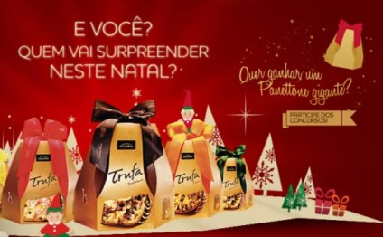 Cacau Show sorteia panetone de seis quilos