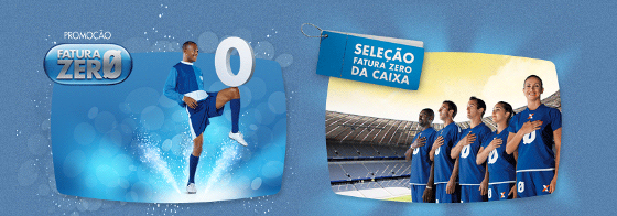 Fatura Zero da Caixa leva à Copa do Mundo