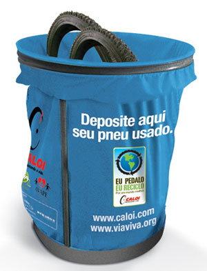 Caloi faz parceria para reciclar pneus