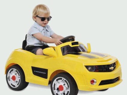 Camaro amarelo ganha versão infantil