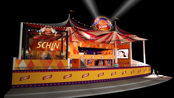 Schin leva o circo para o Carnaval de Salvador Schin leva o circo para o Carnaval de Salvador