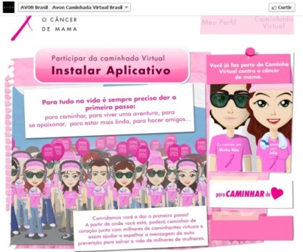 Avon com ação virtual contra o Câncer de Mama