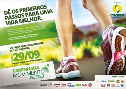 Ramiro Ruediger recebe a Caminhada Movimento Cooper