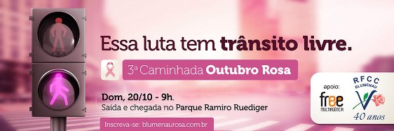 Blumenau novamente se pinta de rosa