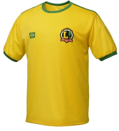 “Camisa da torcida brasileira” com o Lance!