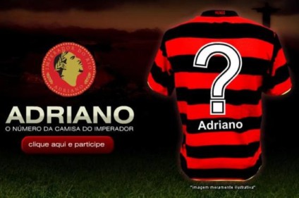 Número da camisa do Imperador é com os internautas