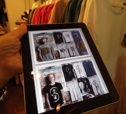 Loja utiliza iPad para apresentar produtos