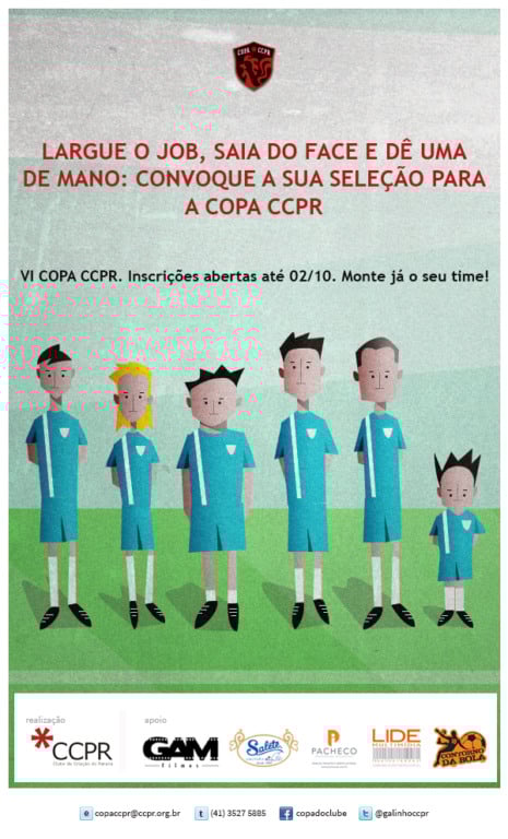 Clube de Criação do Paraná promove a Copa CCPR
