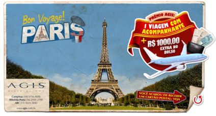 Incentivo da AGIS na promoção "Bon Voyage Paris"