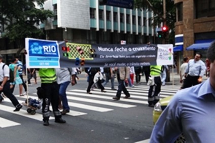 Ação da Prefeitura pede respeito no trânsito 