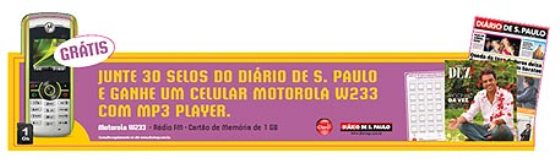 Diário de S. Paulo presenteia leitores com celular da Claro